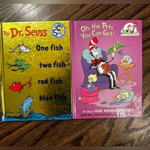 Dr. Seuss 50th Anniversary One Fish Two Fish & Oh the Pets You Can Get